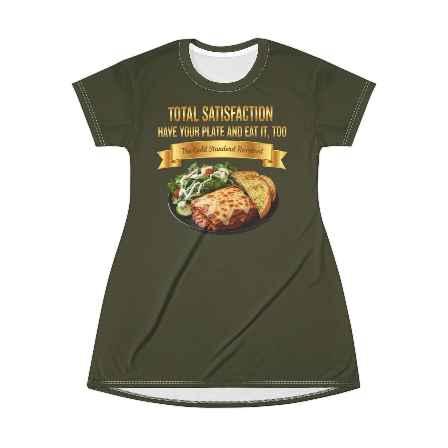 ™ E U F Outlet™ .. : ™The Gold Standard Resolved™ : FOOD FASHION PREMIUM T-SHIRT DRESS