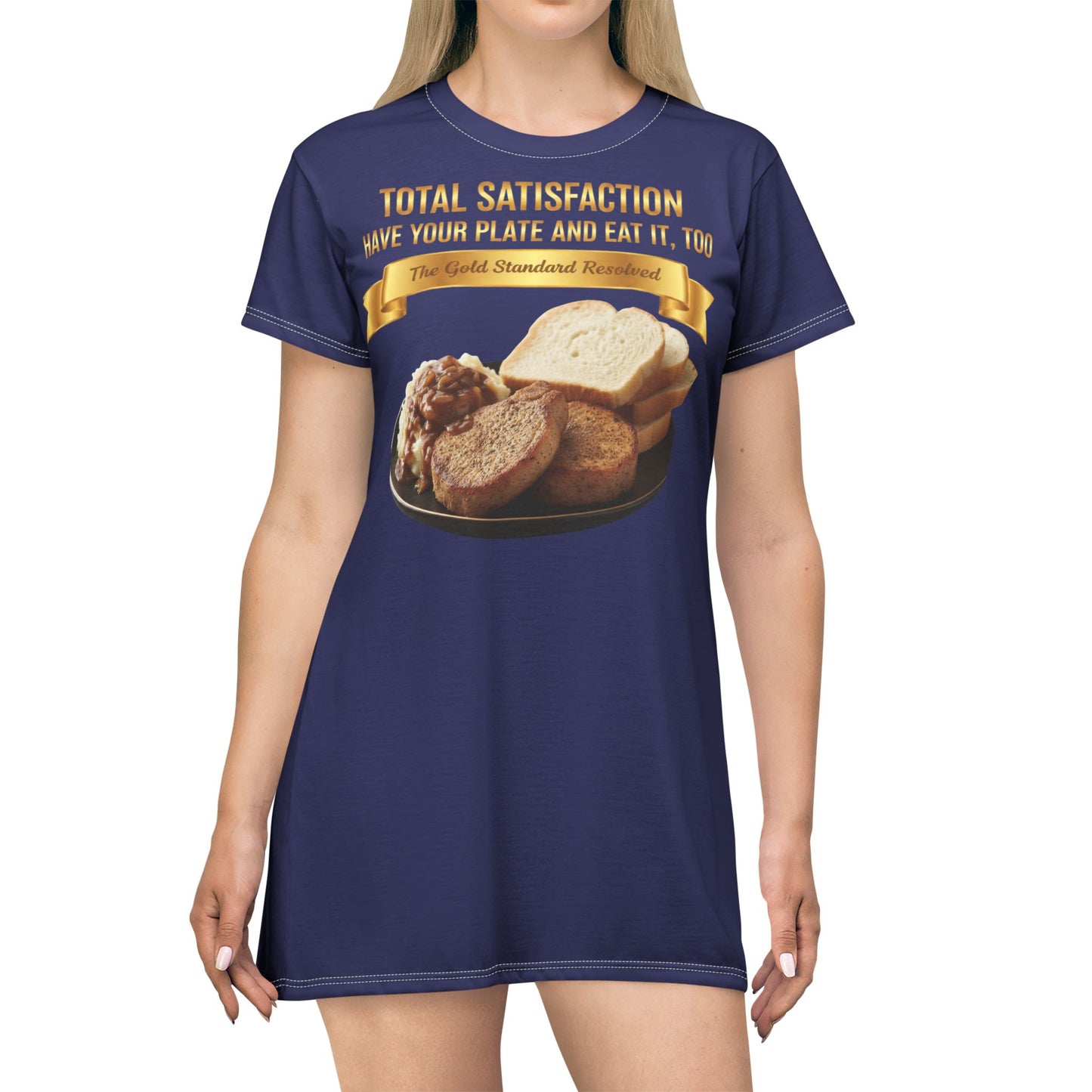 ™ E U F Outlet™ .. : ™The Gold Standard Resolved™ : FOOD FASHION PREMIUM T-SHIRT DRESS