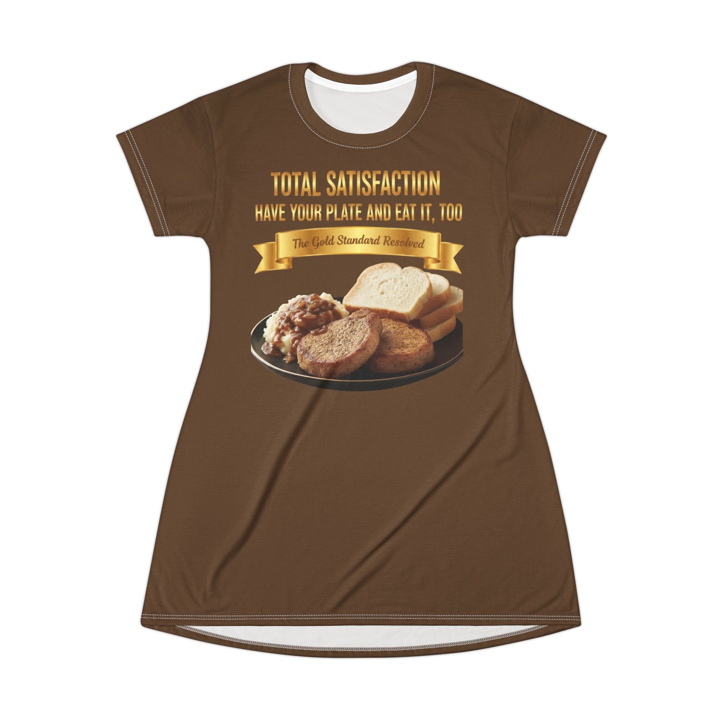 ™ E U F Outlet™ .. : ™The Gold Standard Resolved™ : FOOD FASHION PREMIUM T-SHIRT DRESS