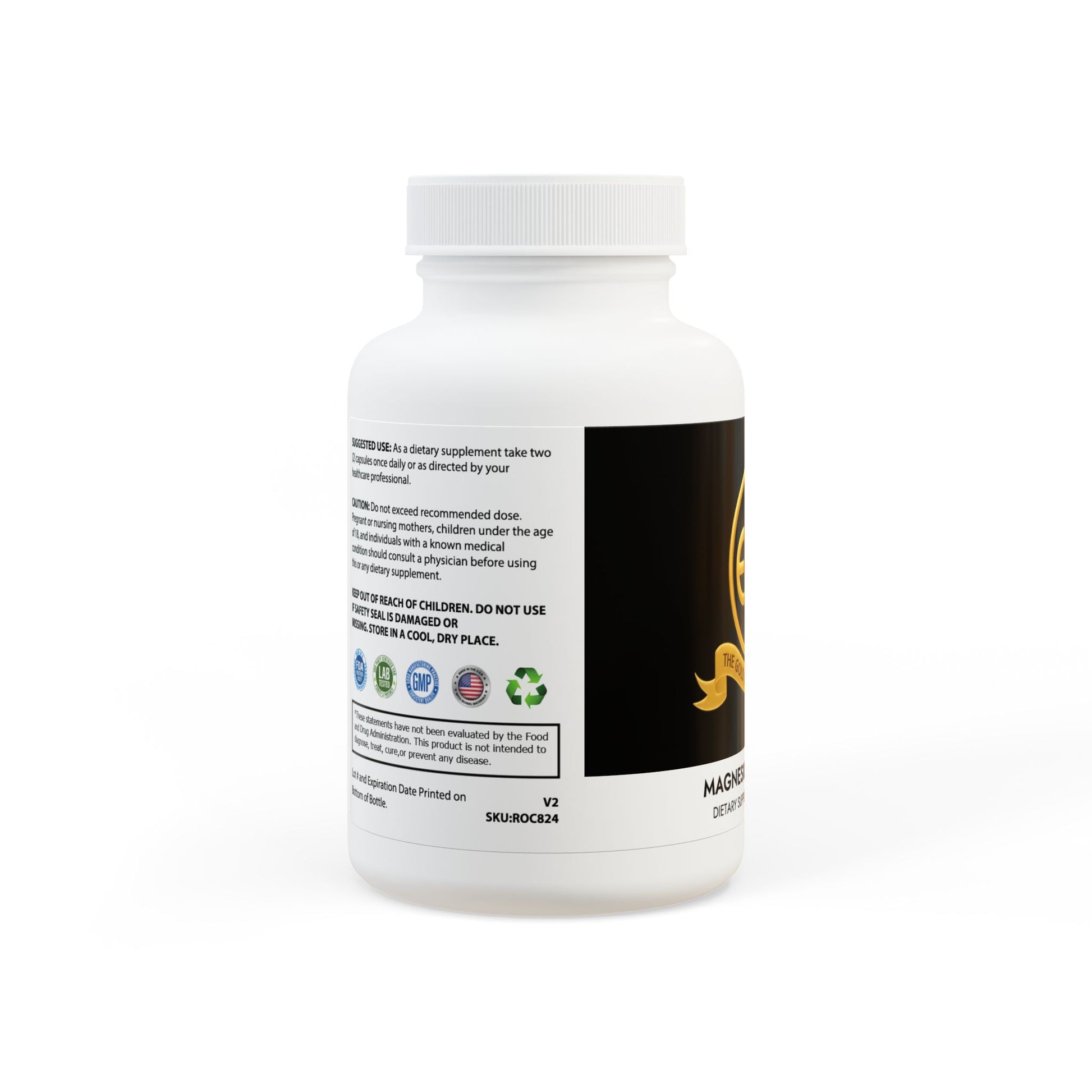 ™The Gold Standard Resolved™: Magnesium Glycinate Supplement (60 Capsules) is a vital mental investment designed to stop nervous system drag and muscular tension. This ensures the peak mental stability required to reach your financial goals. Unlike old shelf stock losing its potency, we make you a fresh bottle when you place an order at the ™EUF Outlet: to meet your gold standards for a more financially stable life.