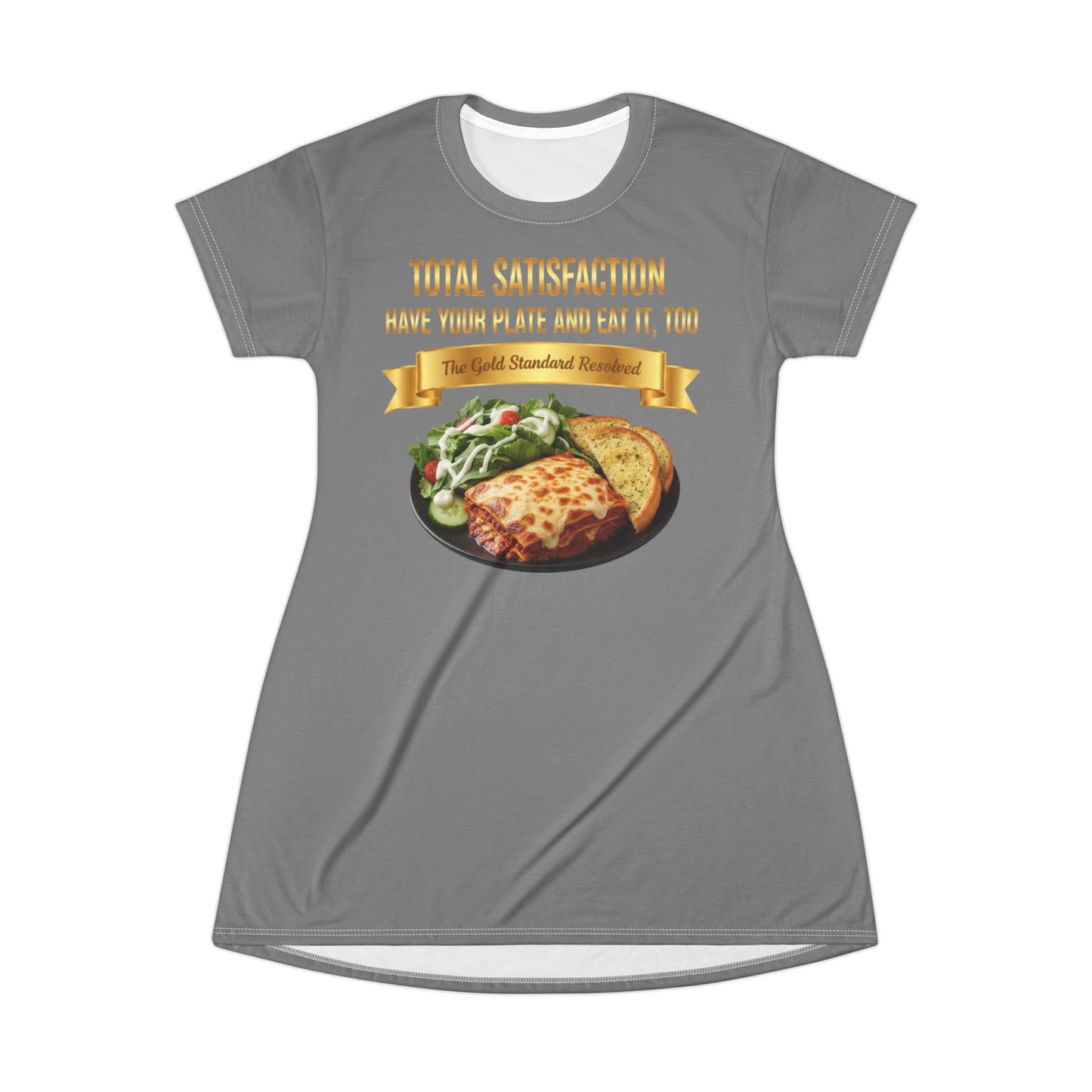 ™ E U F Outlet™ .. : ™The Gold Standard Resolved™ : FOOD FASHION PREMIUM T-SHIRT DRESS