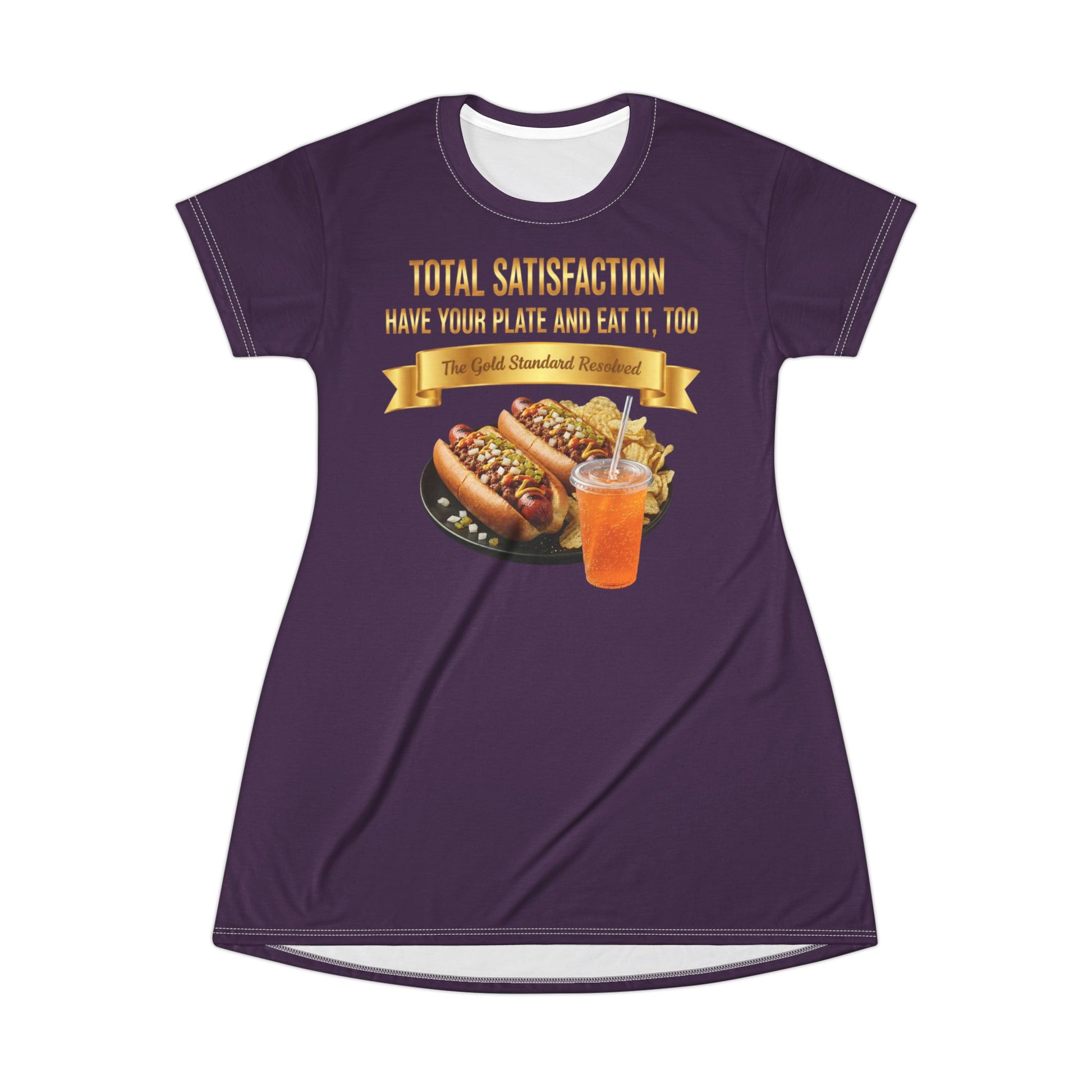 ™ E U F Outlet™ .. : ™The Gold Standard Resolved™ : FOOD FASHION PREMIUM T-SHIRT DRESS