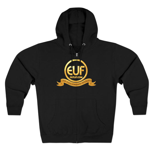 ™E U F Outlet™ .. : ™The Gold Standard Resolved™ : Premium Zip Hoodie