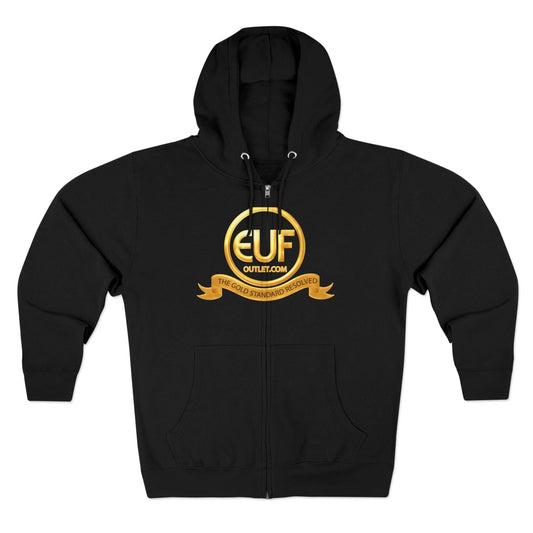 ™E U F Outlet™ .. : ™The Gold Standard Resolved™ : Premium Zip Hoodie