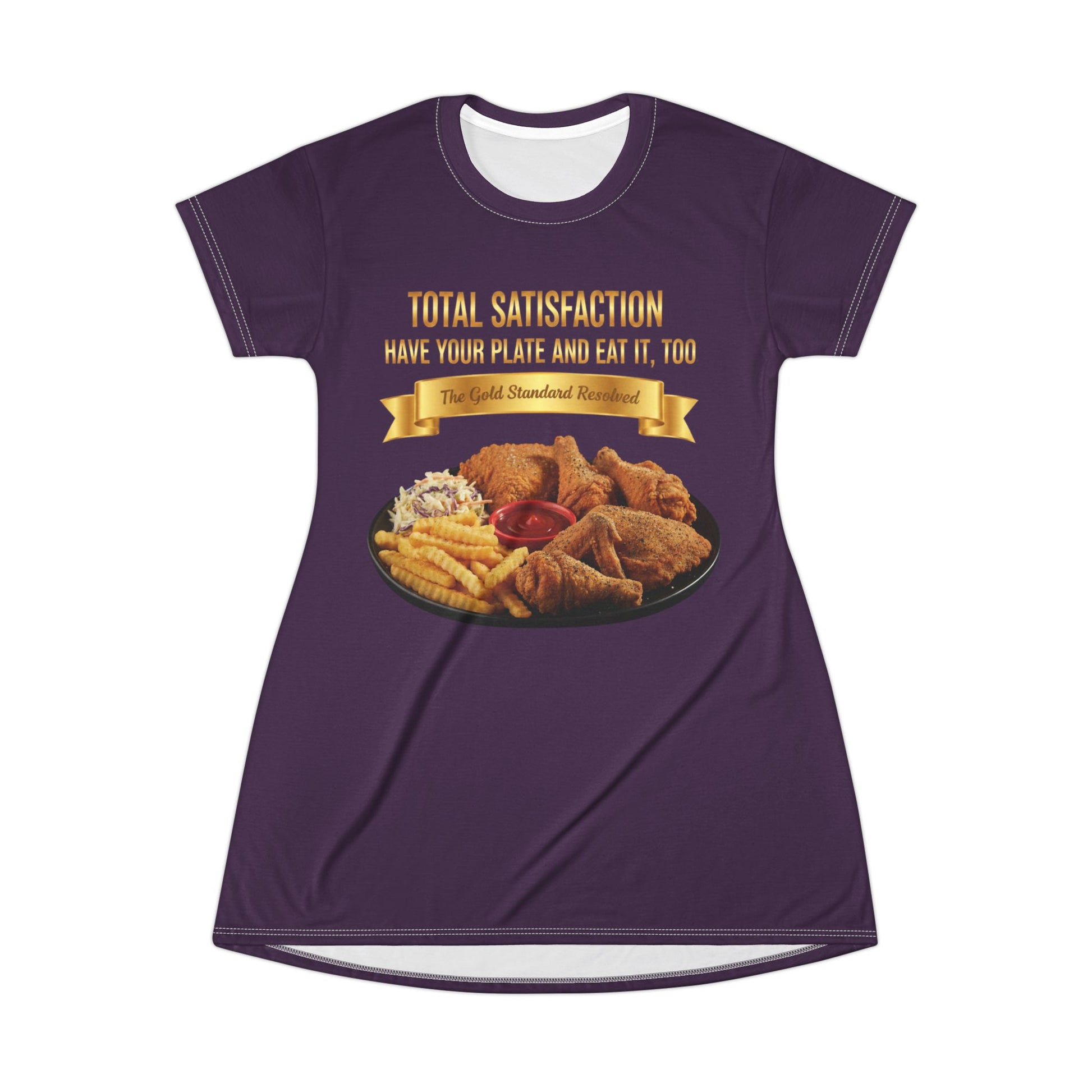 ™ E U F Outlet™ .. : ™The Gold Standard Resolved™ : FOOD FASHION PREMIUM T-SHIRT DRESS