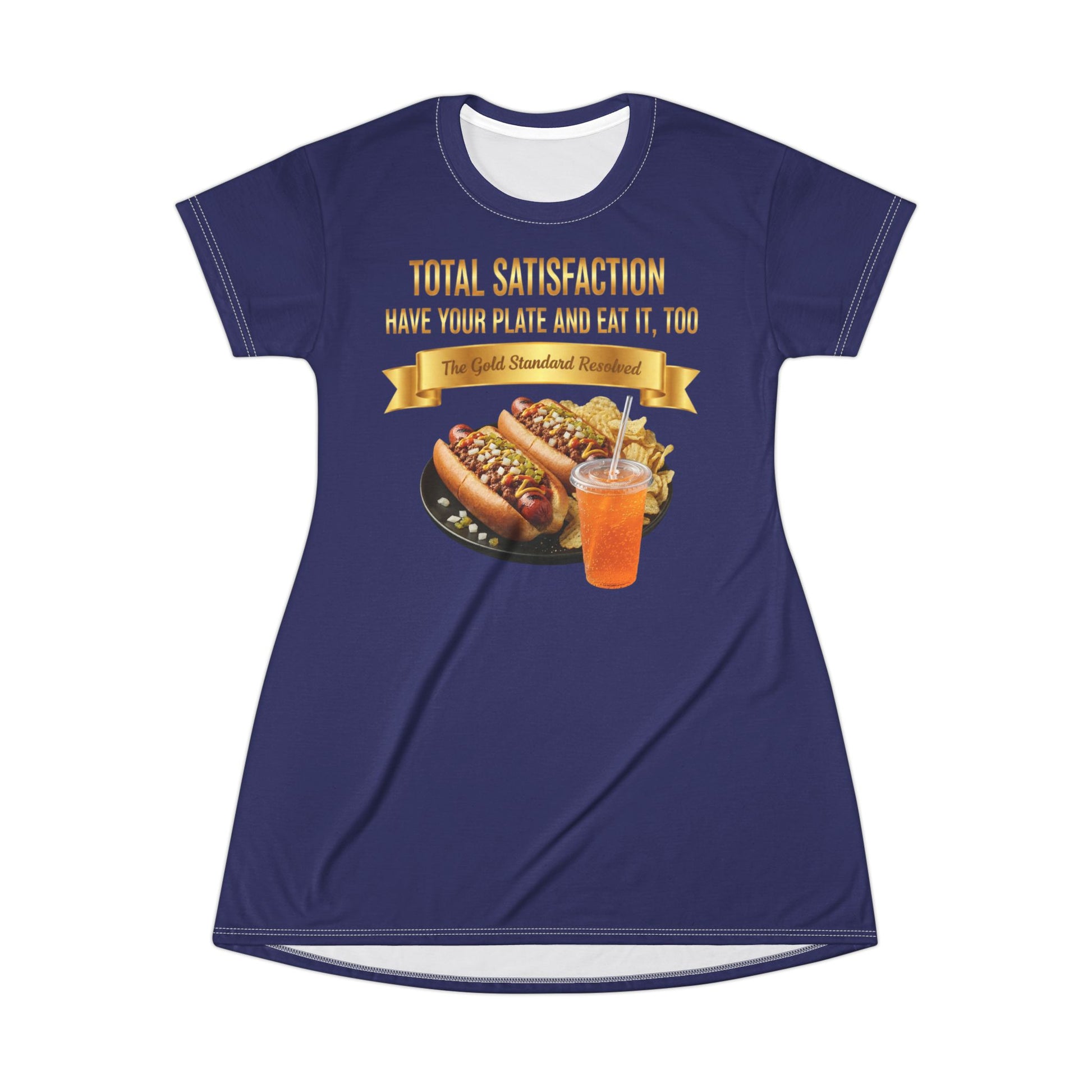 ™ E U F Outlet™ .. : ™The Gold Standard Resolved™ : FOOD FASHION PREMIUM T-SHIRT DRESS