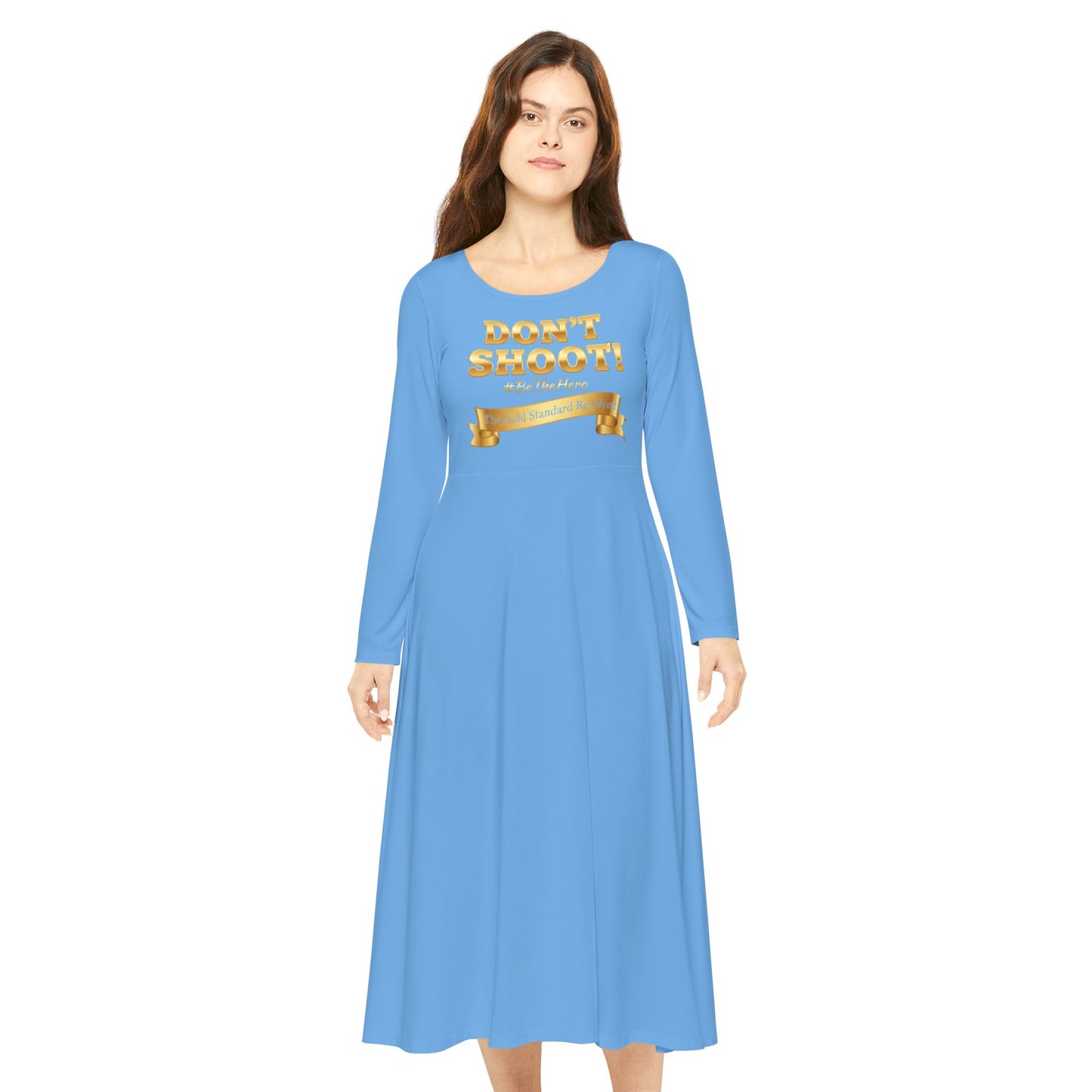 ™ E U F Outlet™ .. : ™The Gold Standard Resolved™ : DON'T SHOOT PREMIUM CUSTOM DANCE DRESS