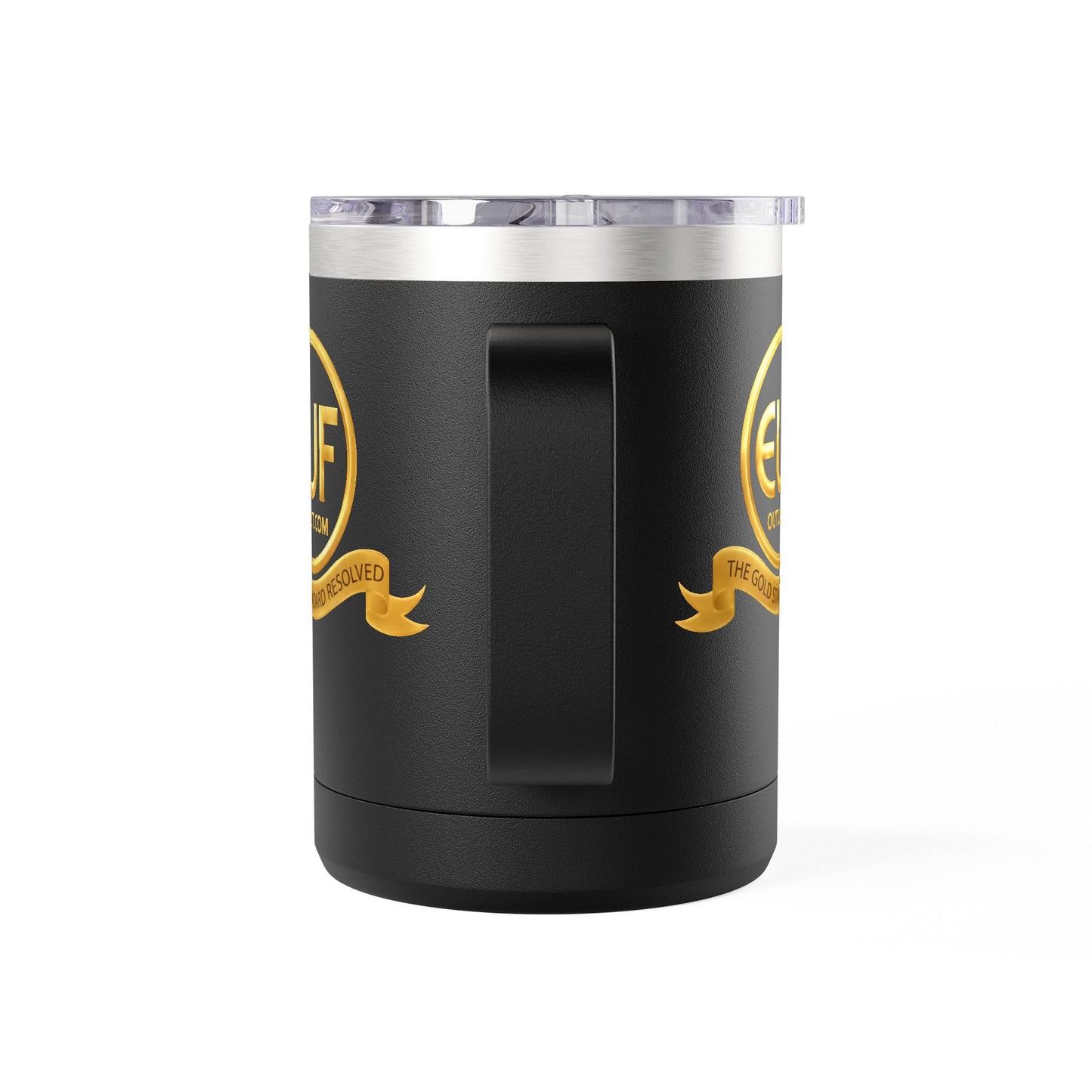 ™E U F Outlet™ .. : ™The Gold Standard Resolved™ : Premium Coffee Travel Mug
