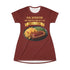 MEATLOAF MACARONI CHEESE AND STRING BEANS T-SHIRT DRESS