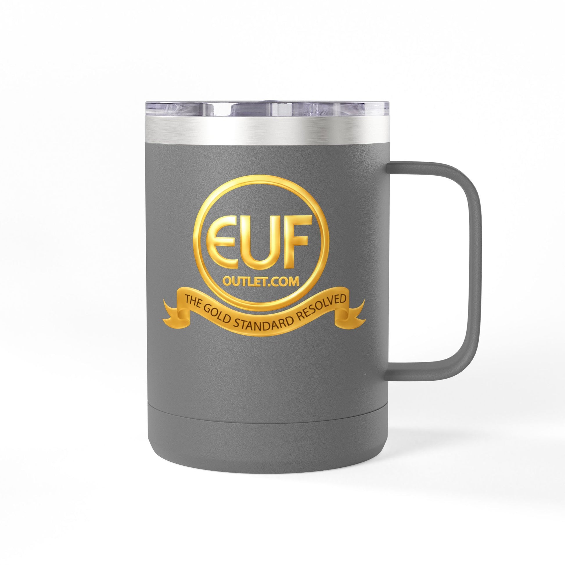 ™E U F Outlet™ .. : ™The Gold Standard Resolved™ : Premium Coffee Travel Mug