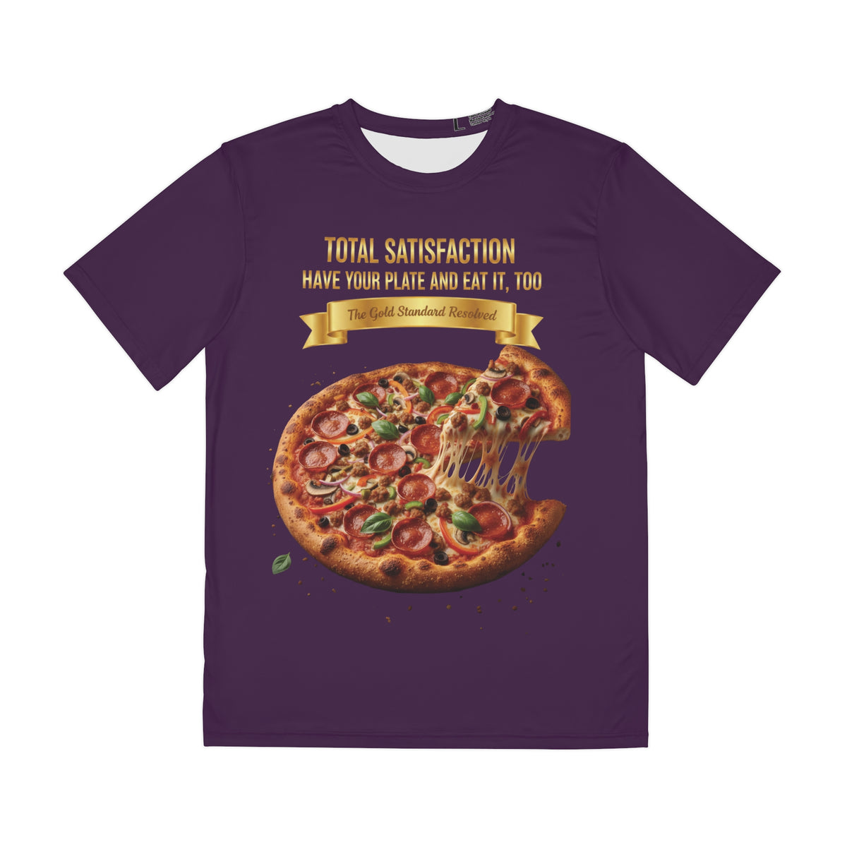 CHEESE PIZZA WITH TOPPINGS T-SHIRT