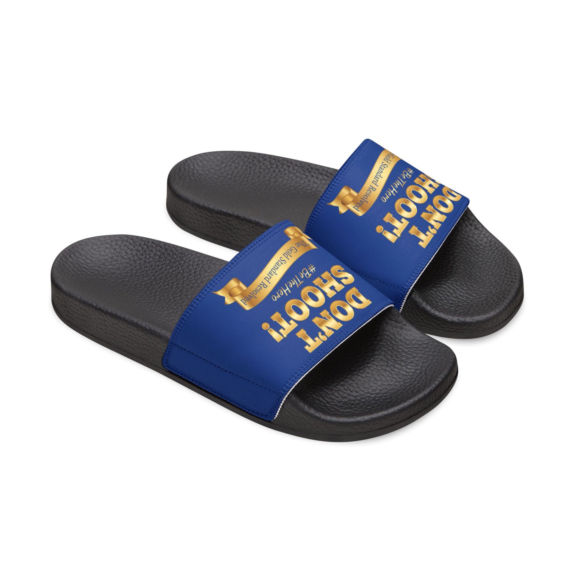 ™ E U F Outlet™ .. : ™The Gold Standard Resolved™ : DON'T SHOOT Premium Sandals