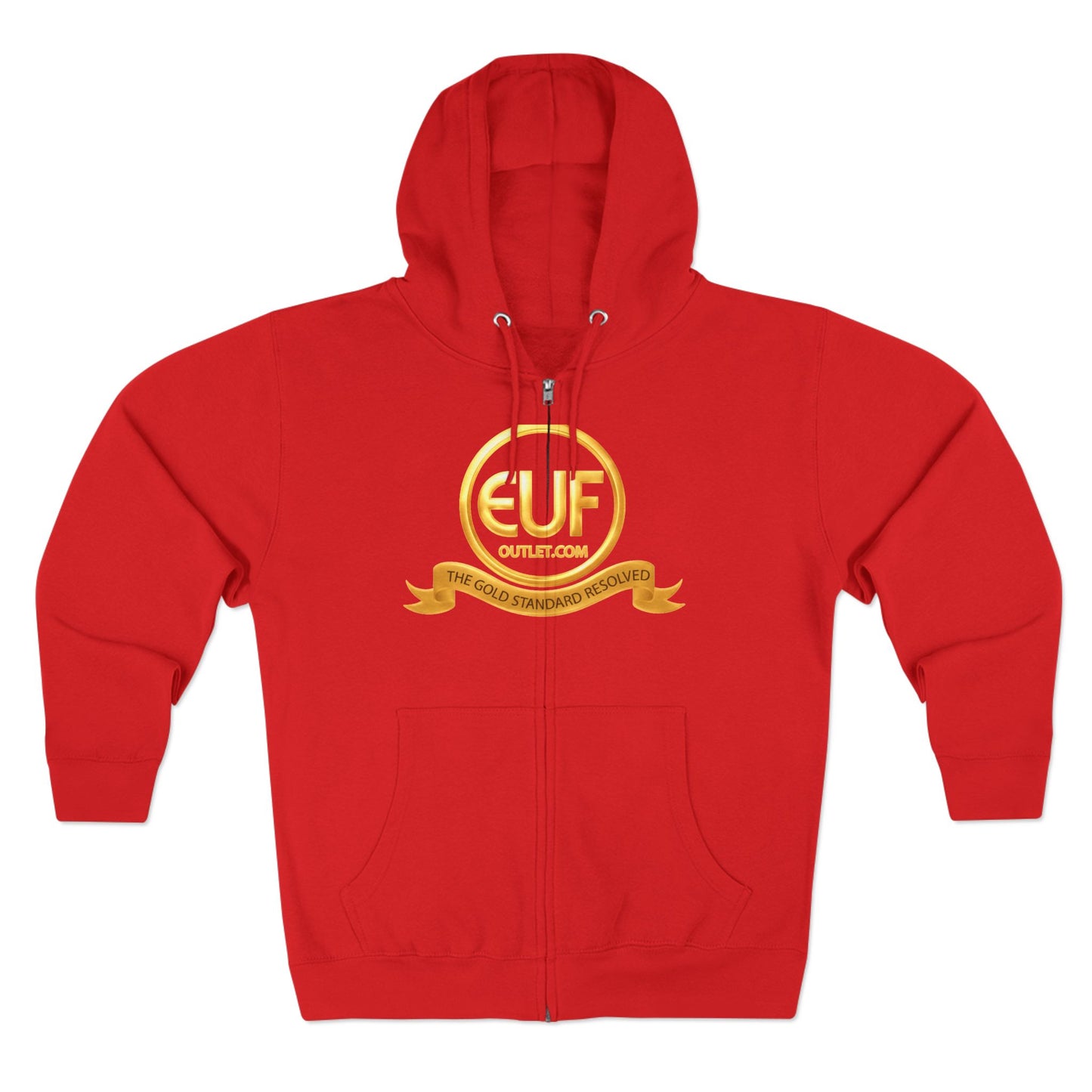 ™E U F Outlet™ .. : ™The Gold Standard Resolved™ : Premium Zip Hoodie
