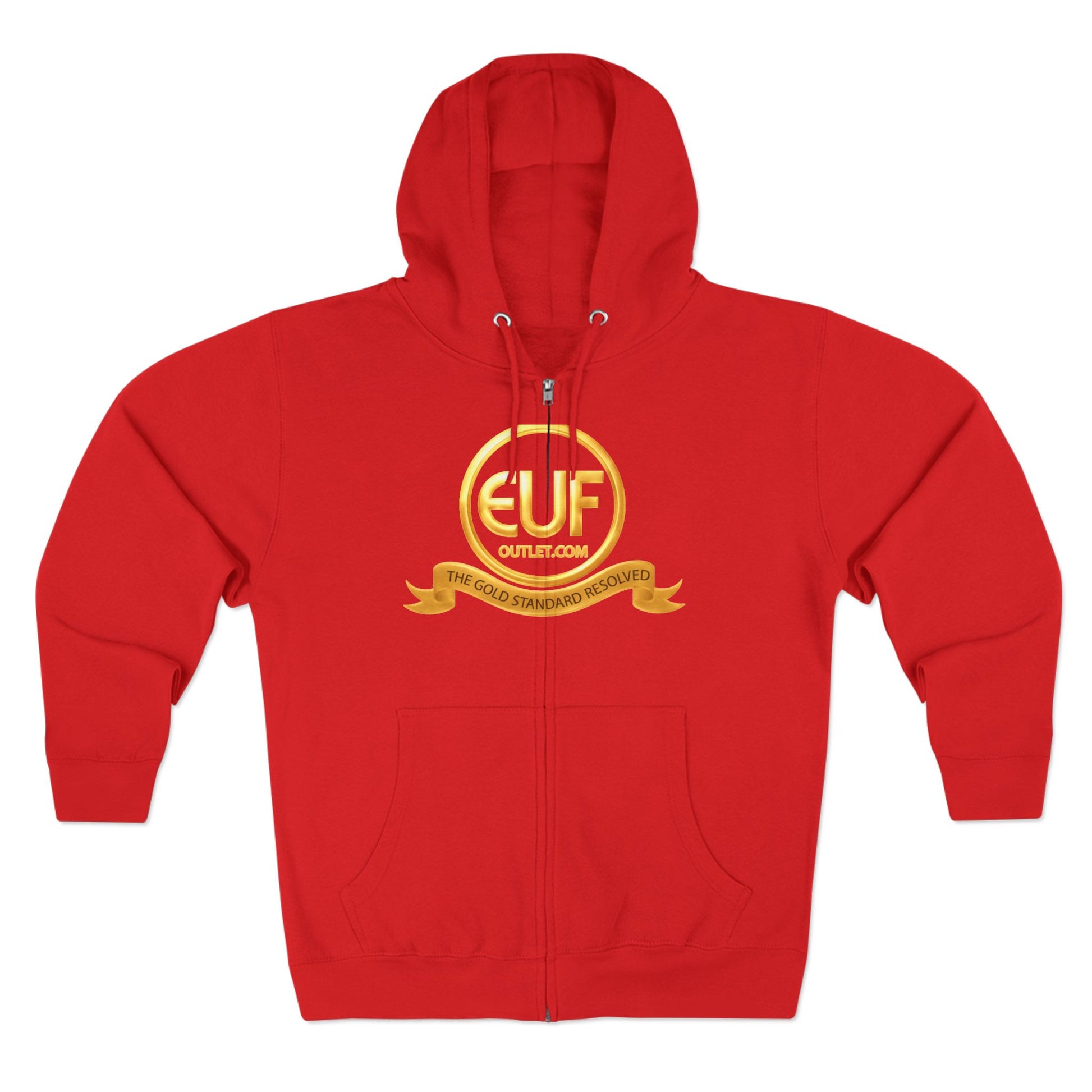 ™E U F Outlet™ .. : ™The Gold Standard Resolved™ : Premium Zip Hoodie