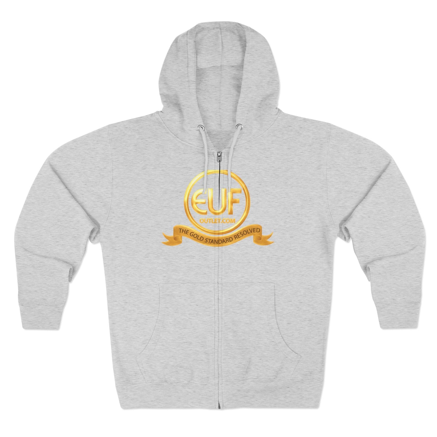 ™E U F Outlet™ .. : ™The Gold Standard Resolved™ : Premium Zip Hoodie