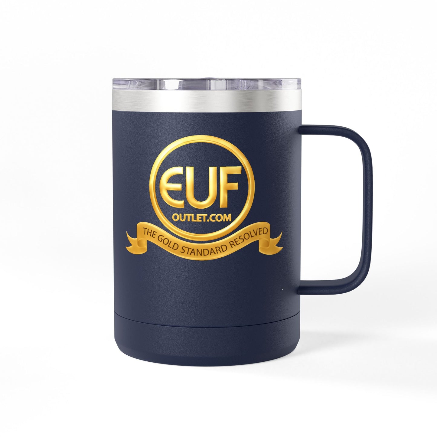 ™E U F Outlet™ .. : ™The Gold Standard Resolved™ : Premium Coffee Travel Mug