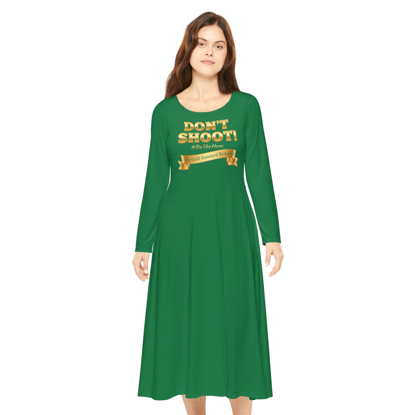 ™ E U F Outlet™ .. : ™The Gold Standard Resolved™ : DON'T SHOOT PREMIUM CUSTOM DANCE DRESS