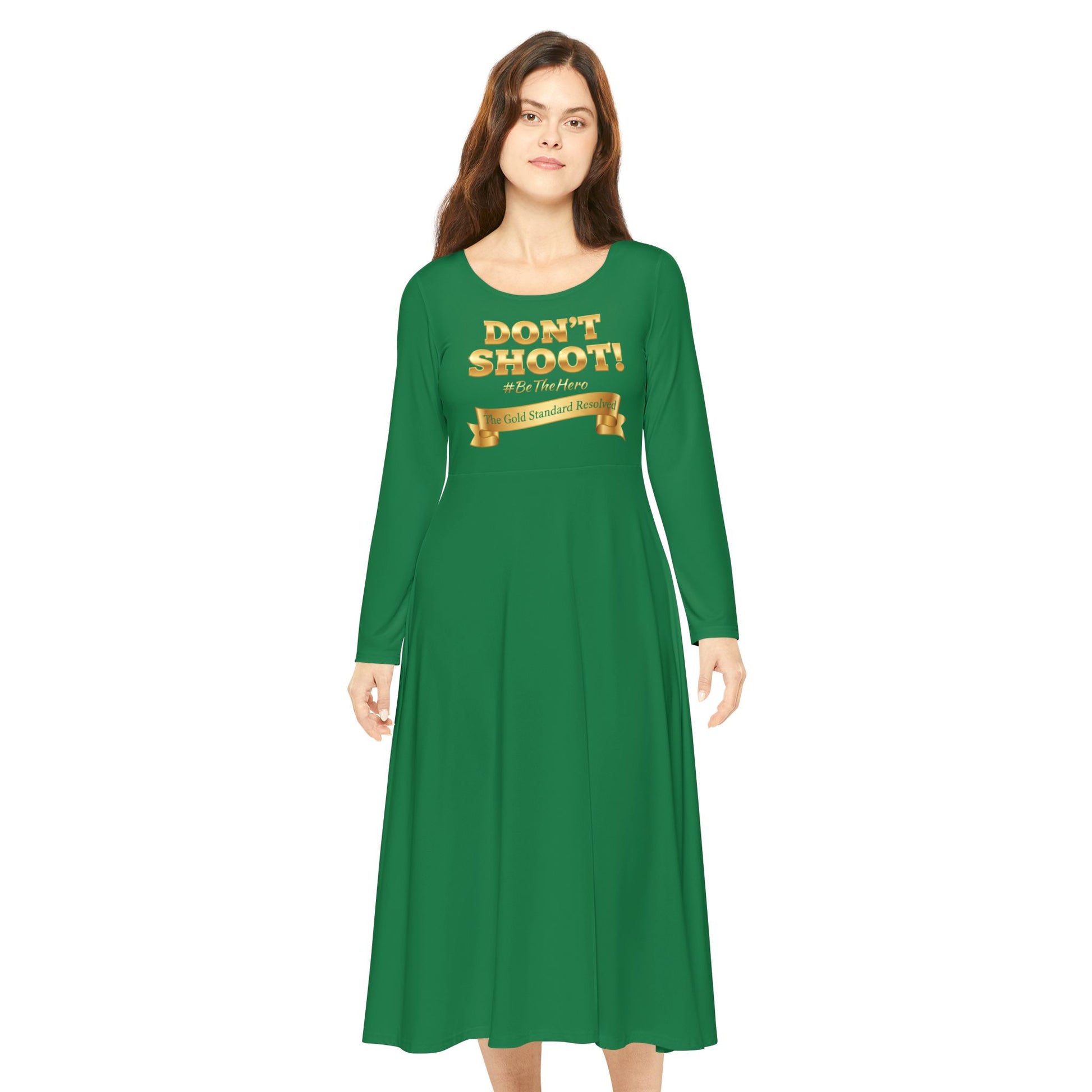 ™ E U F Outlet™ .. : ™The Gold Standard Resolved™ : DON'T SHOOT PREMIUM CUSTOM DANCE DRESS
