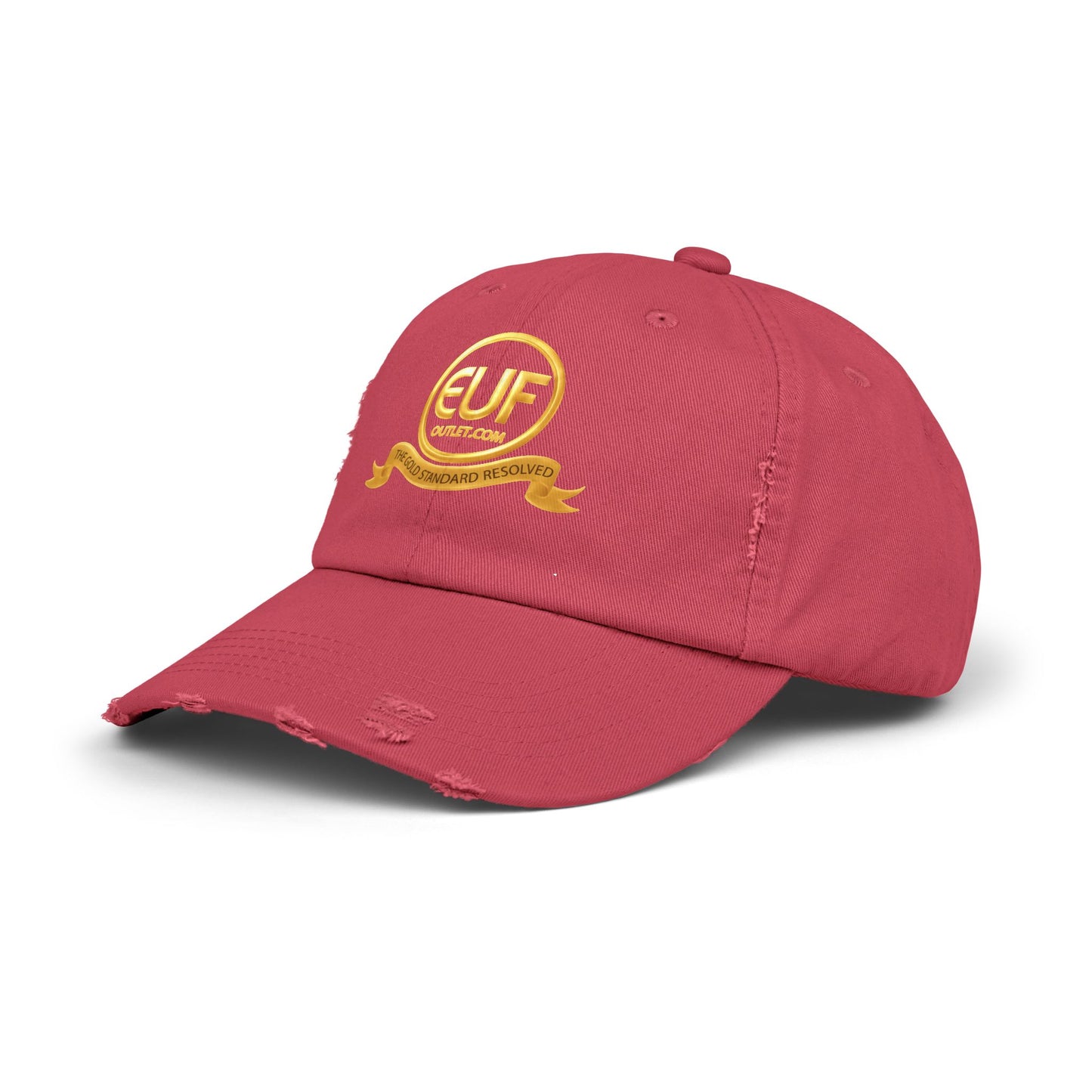 ™E U F Outlet™ .. : ™The Gold Standard Resolved™ : Premium Distressed Vintage Cap