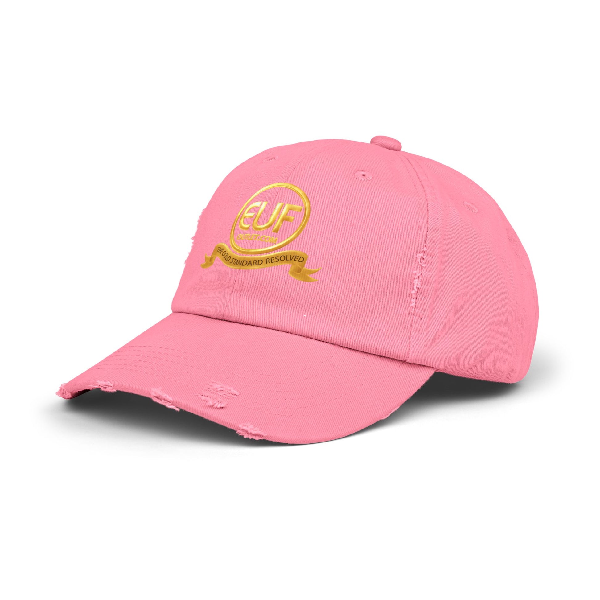 ™E U F Outlet™ .. : ™The Gold Standard Resolved™ : Premium Distressed Vintage Cap