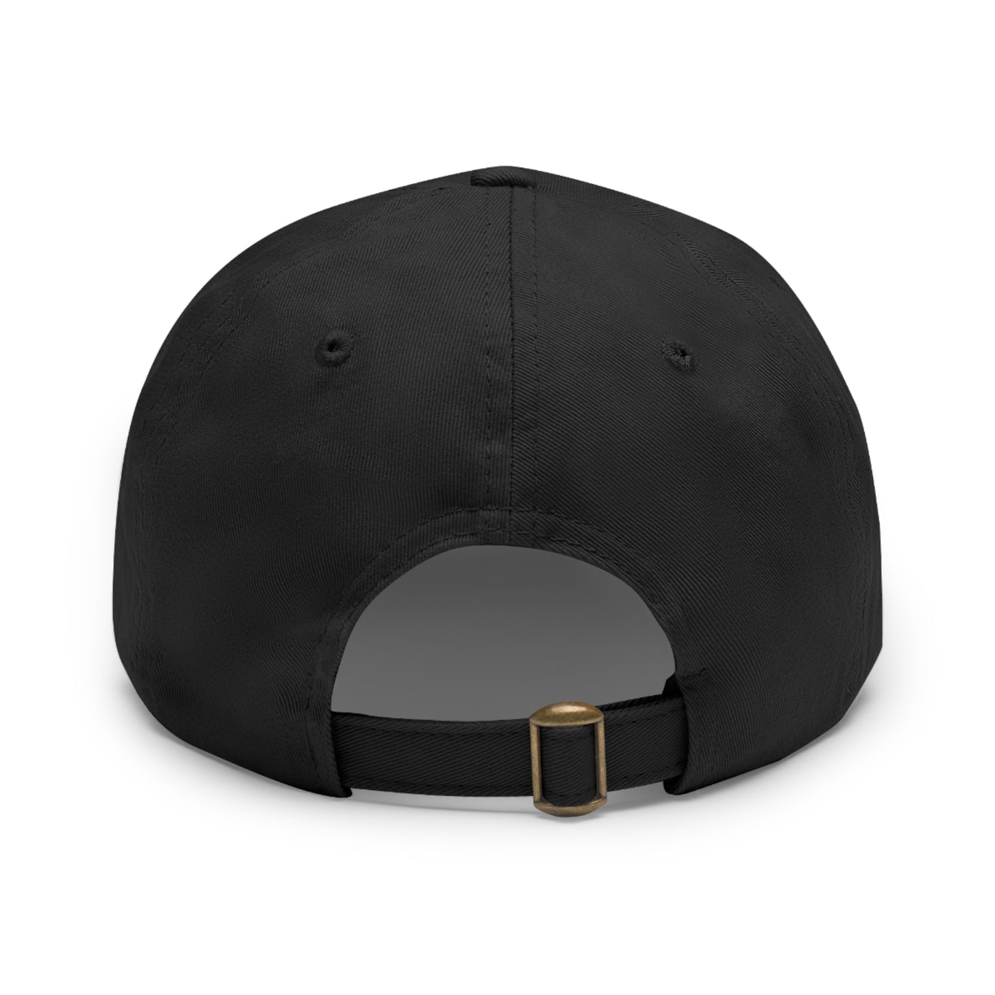 ™E U F Outlet™ .. : ™The Gold Standard Resolved™ : Premium Round Leather Patch Dad Hat