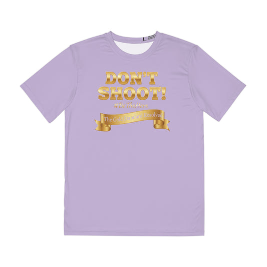 ™The Gold Standard Resolved™ : DON'T SHOOT Premium  Rich Light Purple Crew Neck