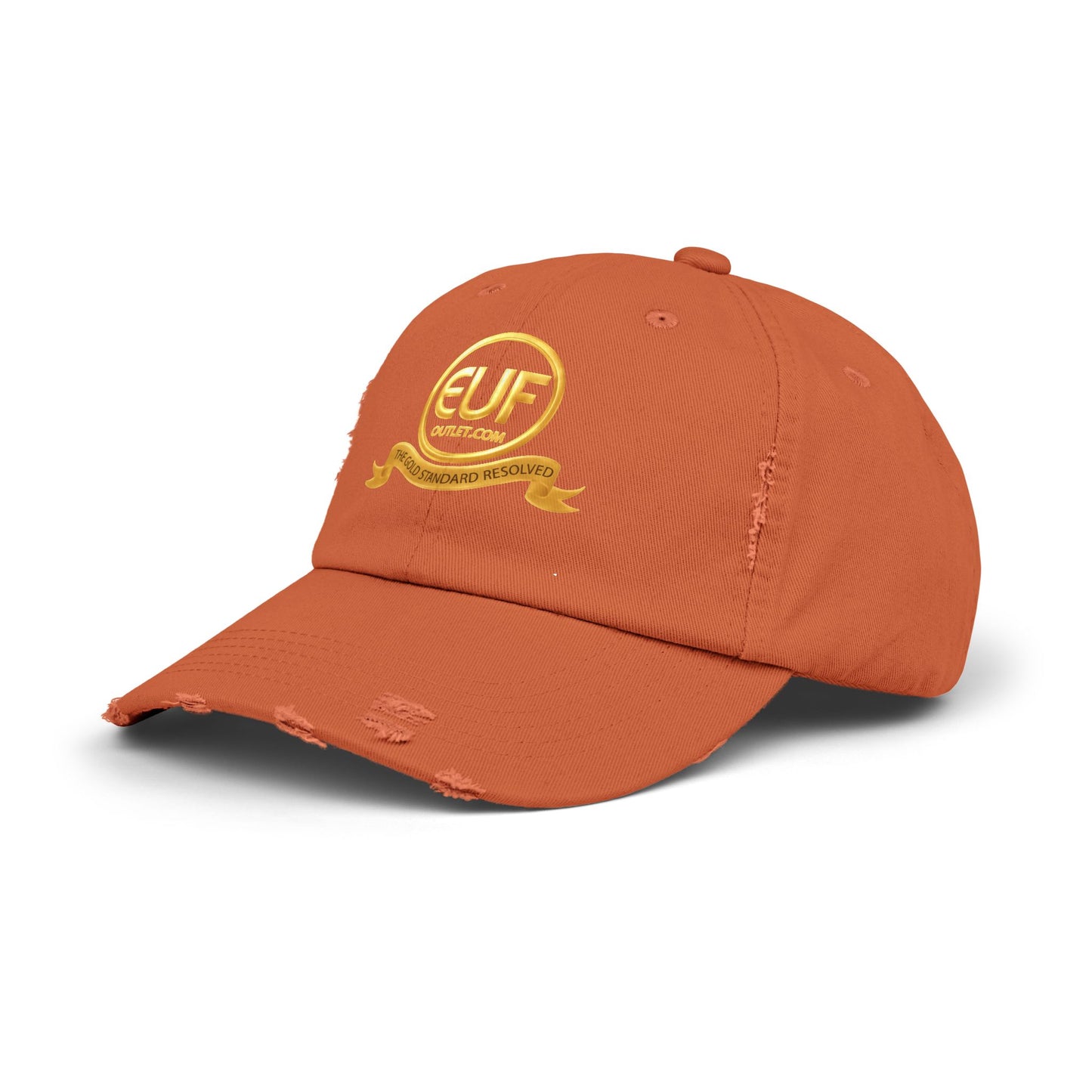 ™E U F Outlet™ .. : ™The Gold Standard Resolved™ : Premium Distressed Vintage Cap