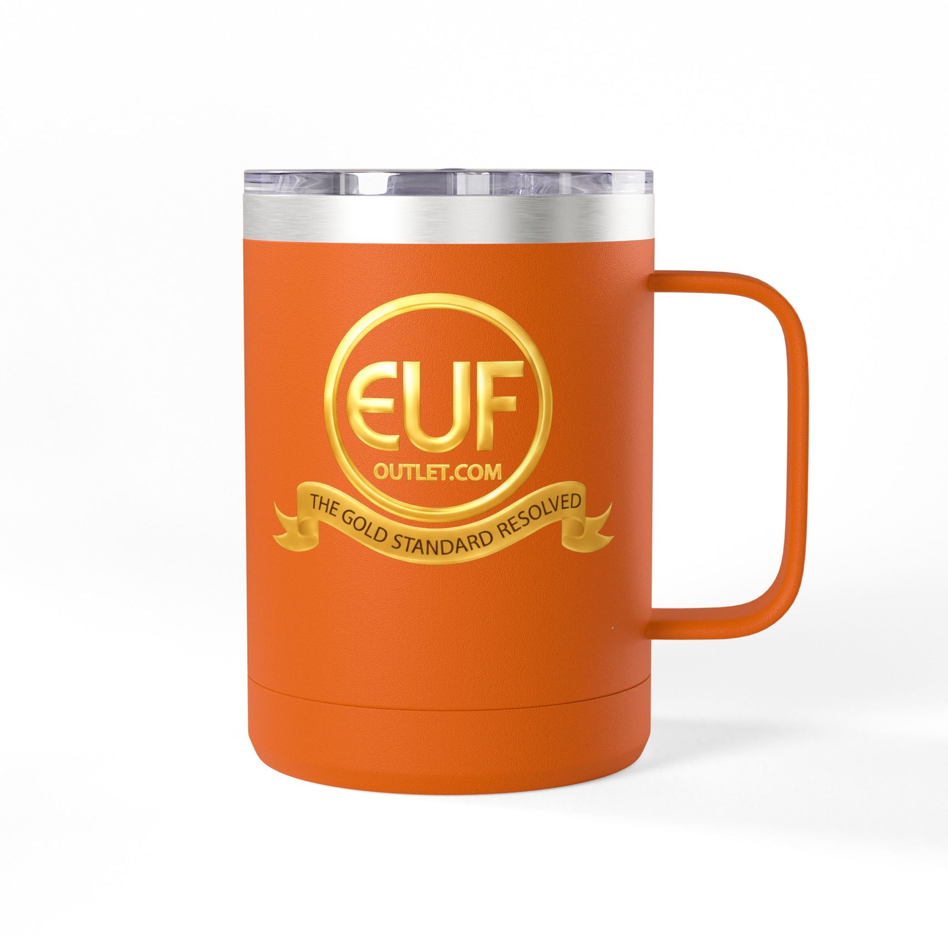 ™E U F Outlet™ .. : ™The Gold Standard Resolved™ : Premium Coffee Travel Mug