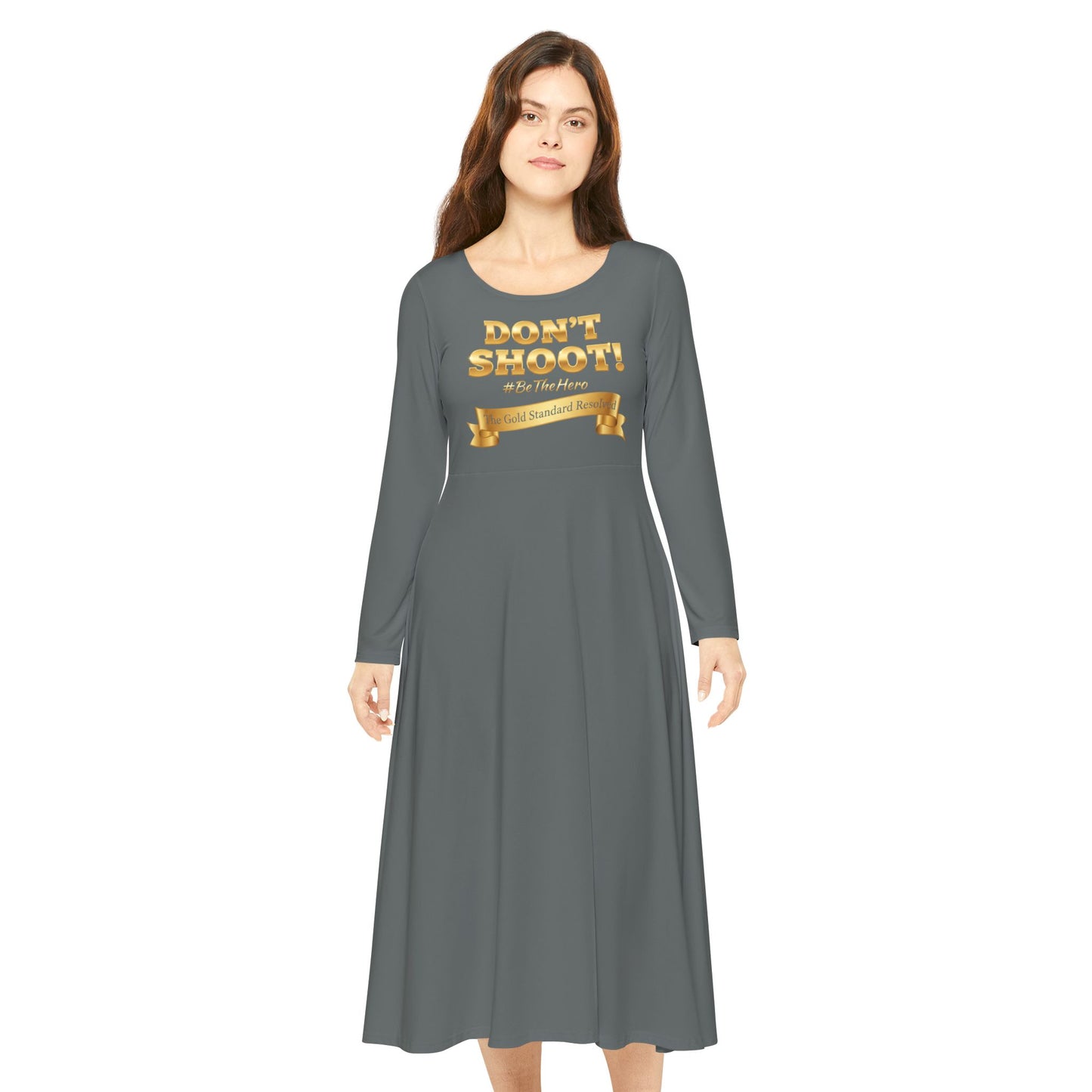 ™ E U F Outlet™ .. : ™The Gold Standard Resolved™ : DON'T SHOOT PREMIUM CUSTOM DANCE DRESS