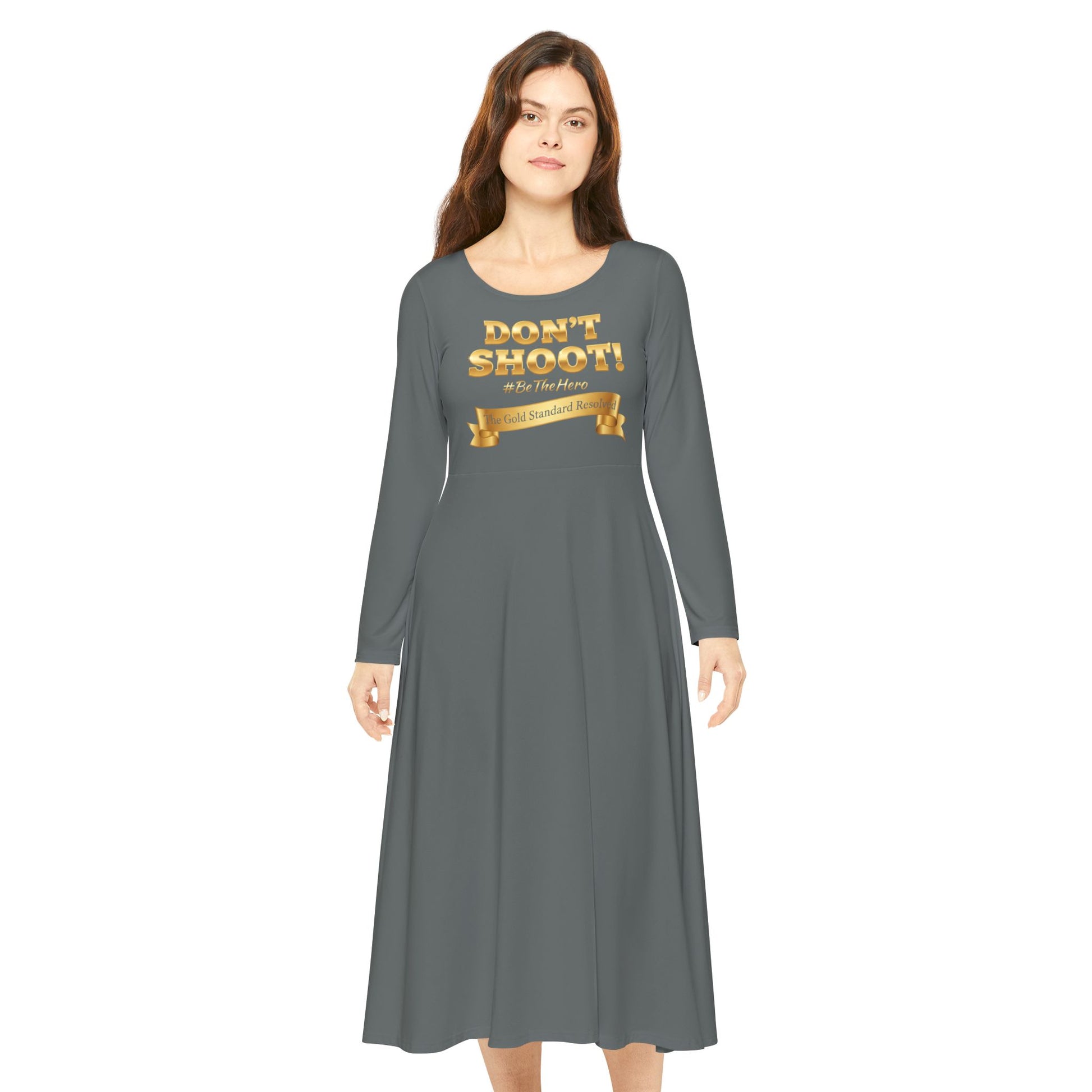 ™ E U F Outlet™ .. : ™The Gold Standard Resolved™ : DON'T SHOOT PREMIUM CUSTOM DANCE DRESS