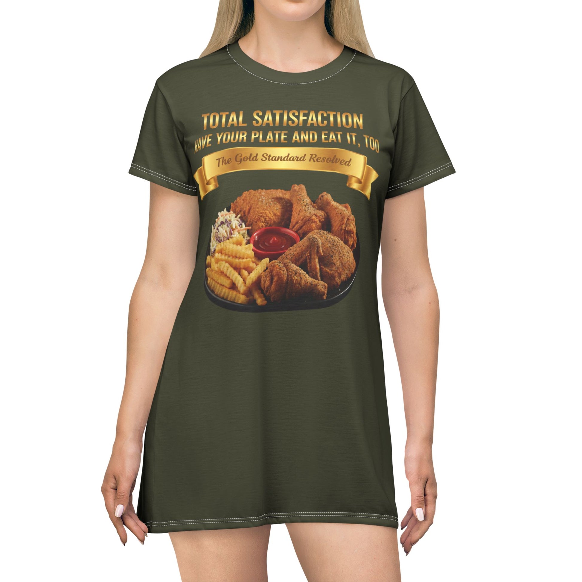 ™ E U F Outlet™ .. : ™The Gold Standard Resolved™ : FOOD FASHION PREMIUM T-SHIRT DRESS