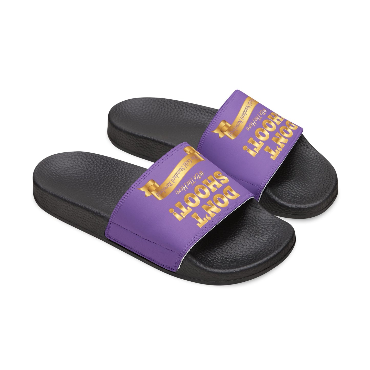™ E U F Outlet™ .. : ™The Gold Standard Resolved™ : DON'T SHOOT Premium Sandals