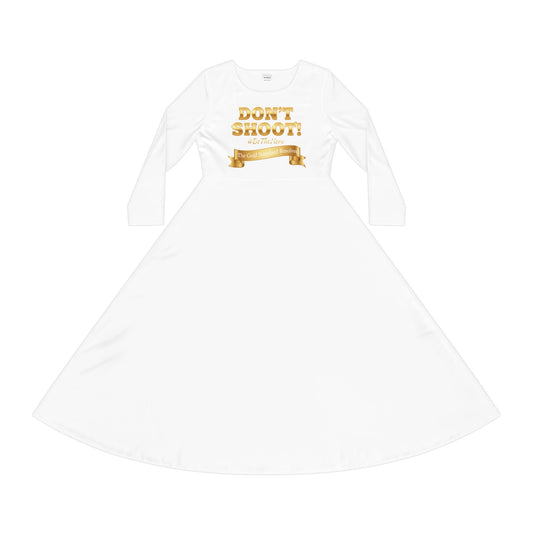 ™ E U F Outlet™ .. : ™The Gold Standard Resolved™ : DON'T SHOOT PREMIUM CUSTOM DANCE DRESS