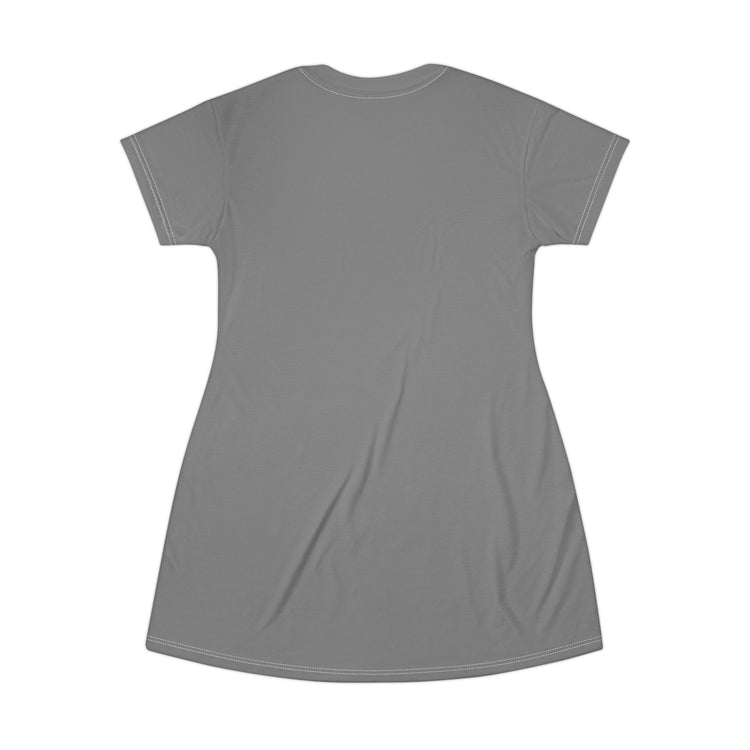 FISH SHRIMP & COCKTAIL SAUCE FOOD FASHION T-SHIRT DRESS
