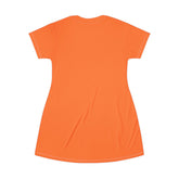 FISH SHRIMP & COCKTAIL SAUCE FOOD FASHION T-SHIRT DRESS
