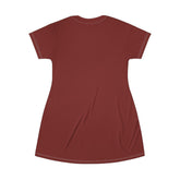 FISH SHRIMP & COCKTAIL SAUCE FOOD FASHION T-SHIRT DRESS