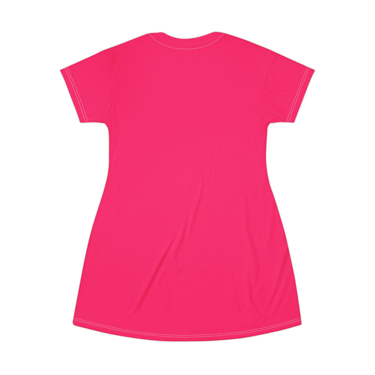 BARBECUE RIBS ASPARAGUS BAKED POTATO T-SHIRT DRESS