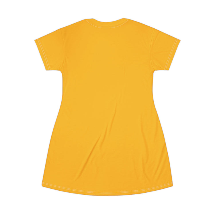 BARBECUE RIBS ASPARAGUS BAKED POTATO T-SHIRT DRESS