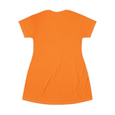 BARBECUE RIBS ASPARAGUS BAKED POTATO T-SHIRT DRESS
