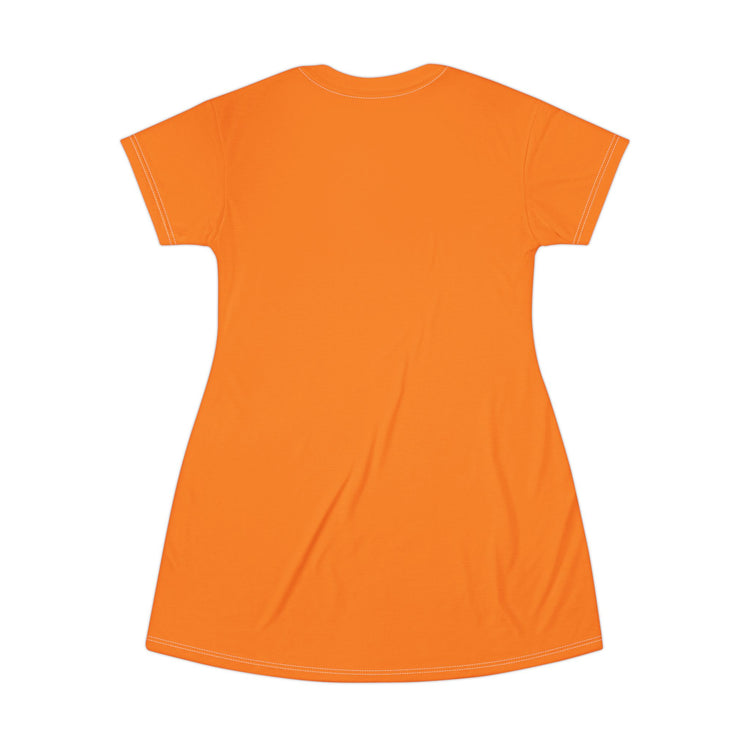 BARBECUE RIBS ASPARAGUS BAKED POTATO T-SHIRT DRESS