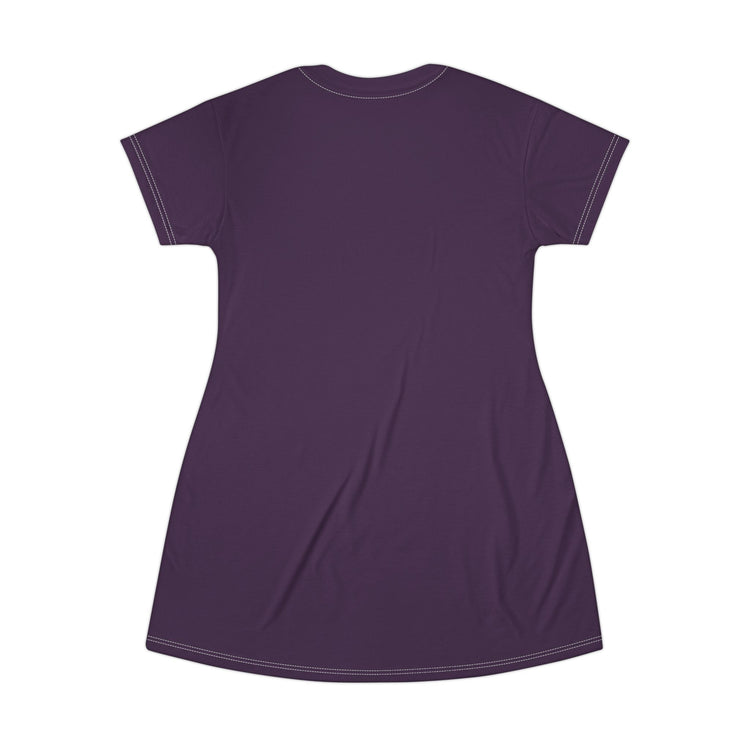BARBECUE RIBS ASPARAGUS BAKED POTATO T-SHIRT DRESS