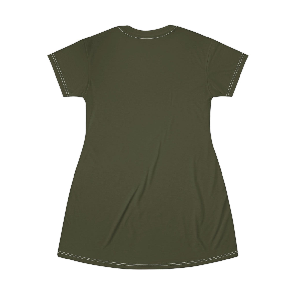 BARBECUE RIBS ASPARAGUS BAKED POTATO T-SHIRT DRESS