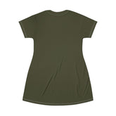 BARBECUE RIBS ASPARAGUS BAKED POTATO T-SHIRT DRESS