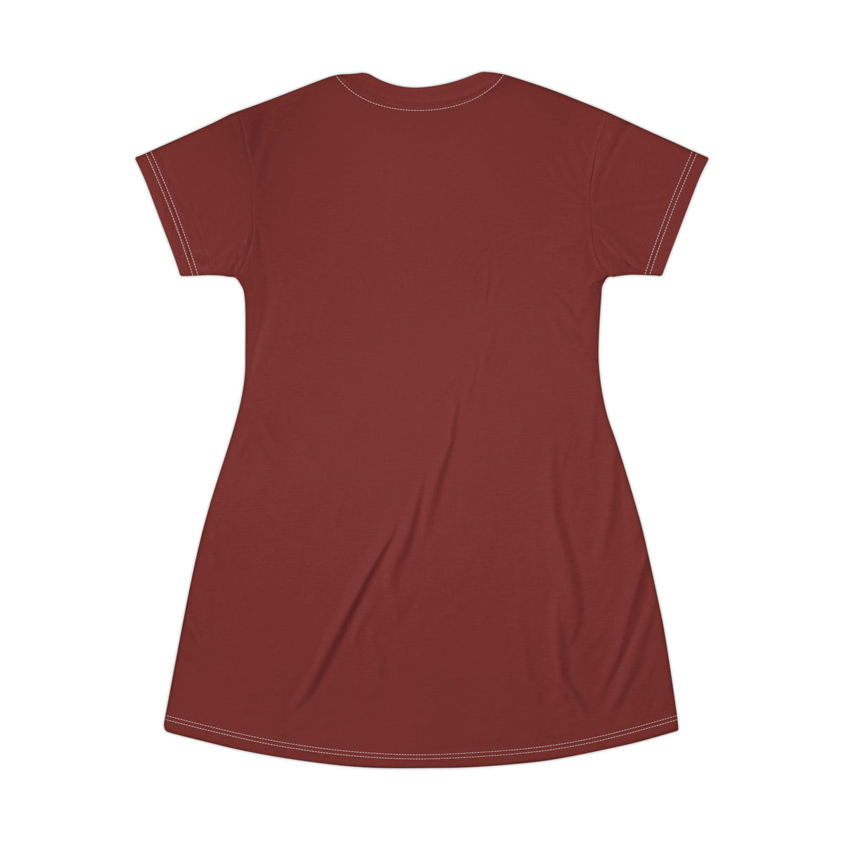 BARBECUE RIBS ASPARAGUS BAKED POTATO T-SHIRT DRESS