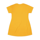  GRILLED HOT DOGS WITH CHILI RELISH & ONIONS T-SHIRT DRESS