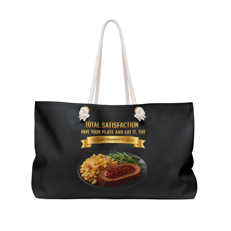 MEATLOAF MACARONI CHEESE & STRING BEANS WEEKENDER BAG