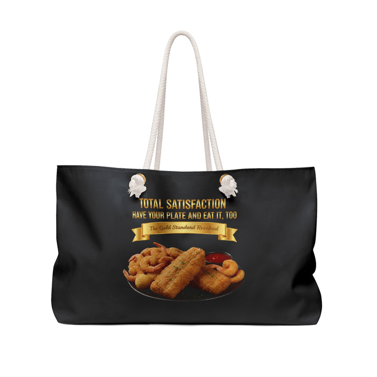 FISH SHRIMP & COCKTAIL SAUCE WEEKENDER BAG