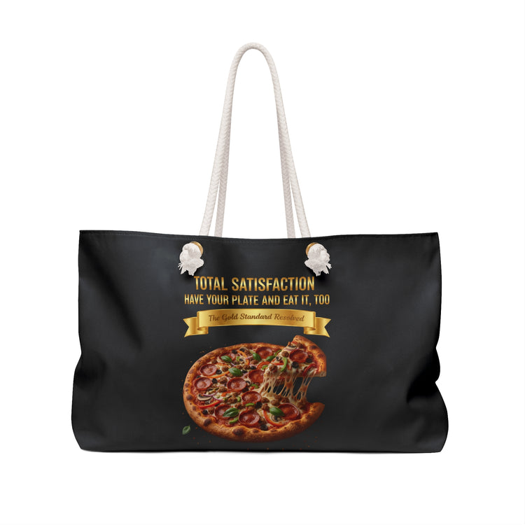 CHEESE PIZZA WITH TOPPINGS WEEKENDER BAG