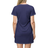 FISH SHRIMP & COCKTAIL SAUCE FOOD FASHION T-SHIRT DRESS