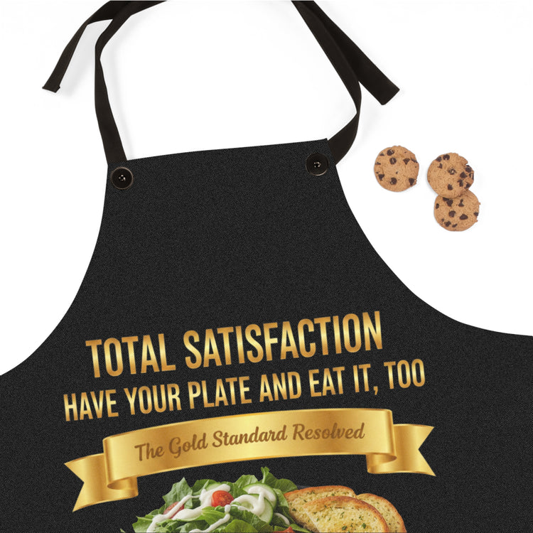 LASAGNA SALAD RANCH DRESSING & GARLIC BREAD APRON